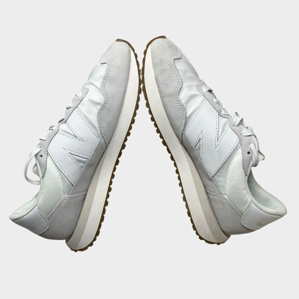 New‎ Balance 237 White Gray Sneakers Womens 11.5 Minimalist Sporty - Picture 8 of 12